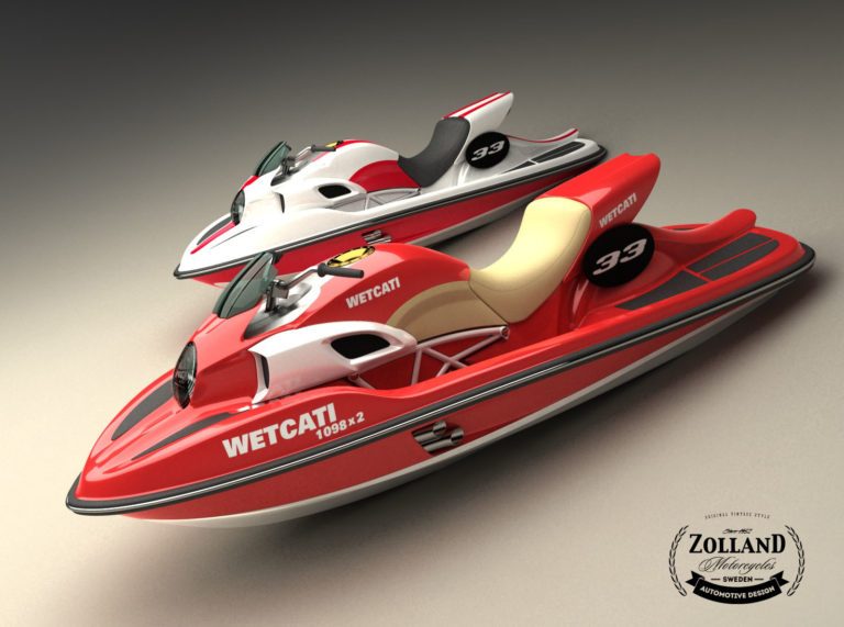What? 320HP Ducati-Inspired Jet Ski With Twin Ducati 1098 Engines
