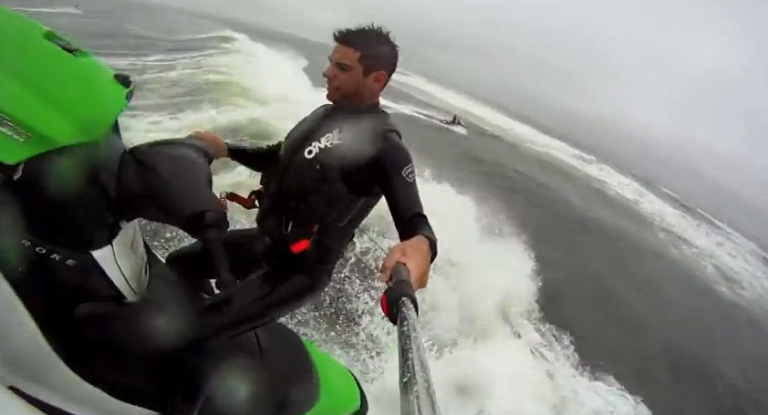 Video: Hurricane Wave Jumpers Off Long Island Get Swamped