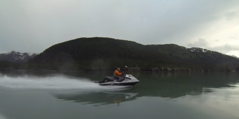 Video: Jet Skiing Around Icebergs in Blackstone Bay, Alaska