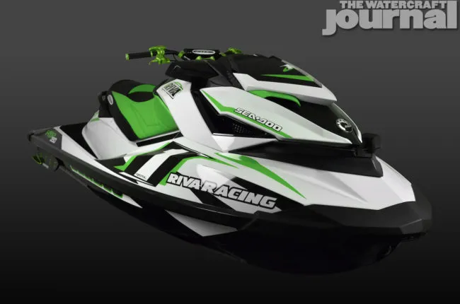Green Seadoo RXP 45_degree