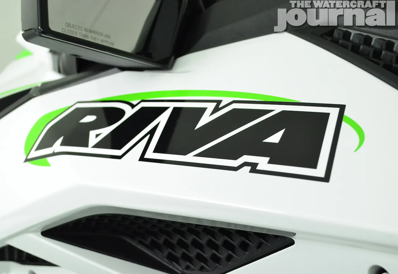 Green Seadoo RXP riva logo