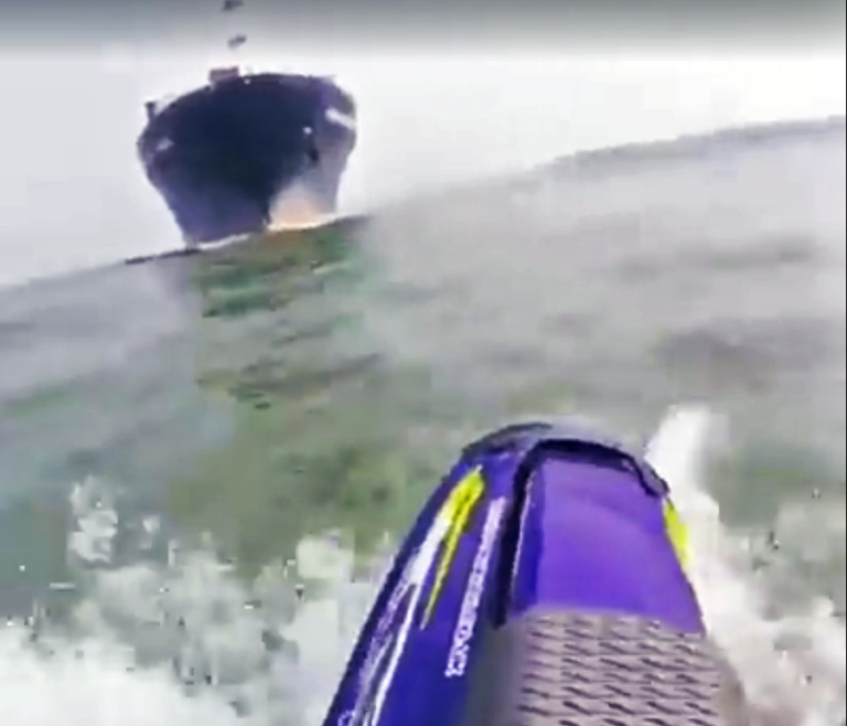 Case of The Mondays: SuperJet Nearly Churned Into Chum By Tanker