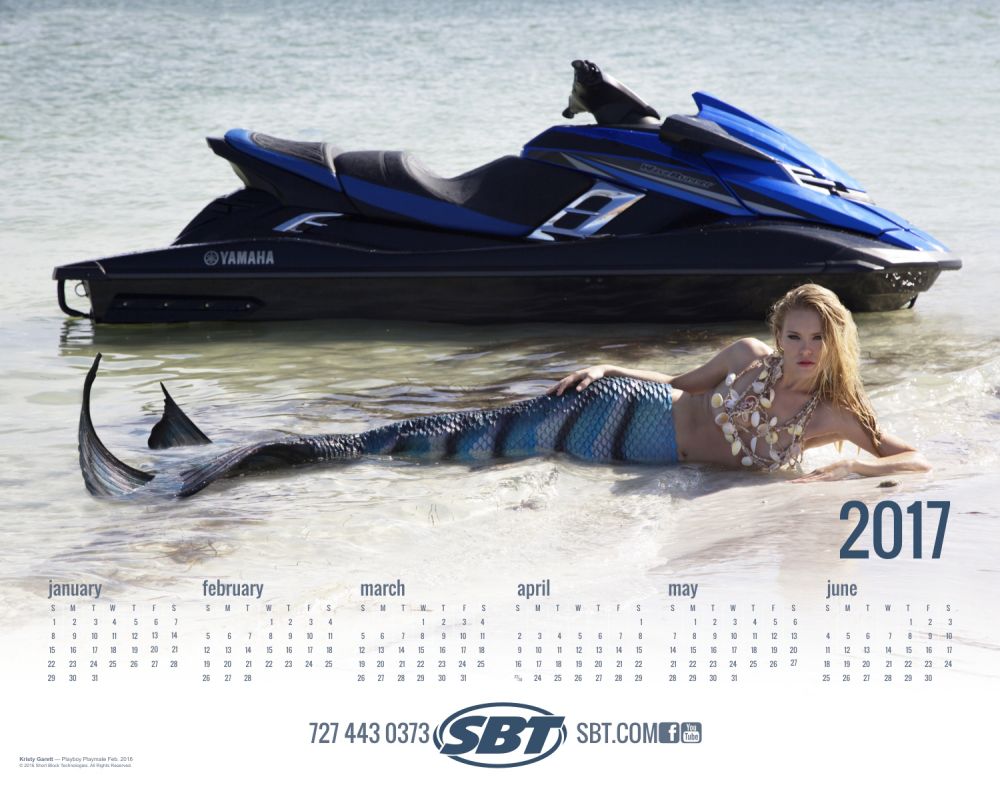 SBT. Inc. Announces 2017 Calendar With Playmate Kristy Garret The