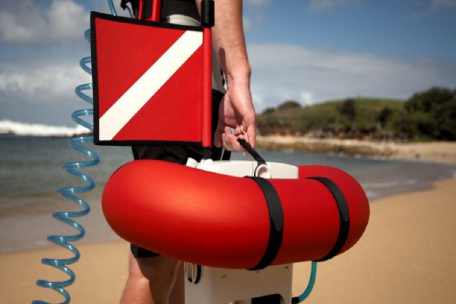 Video Air Buddy Allows For Tankless Scuba Diving The Watercraft