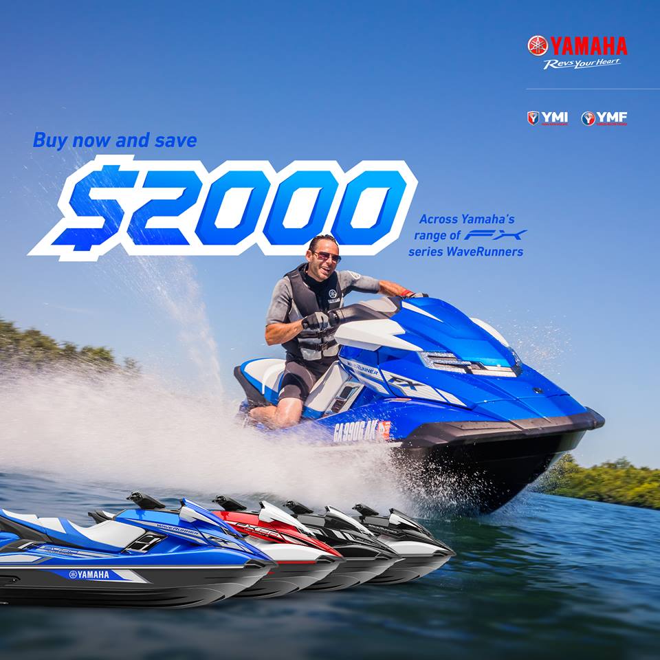 Yamaha AUS Offering $2,000 AUD Off On All FX Series WaveRunners - The ...