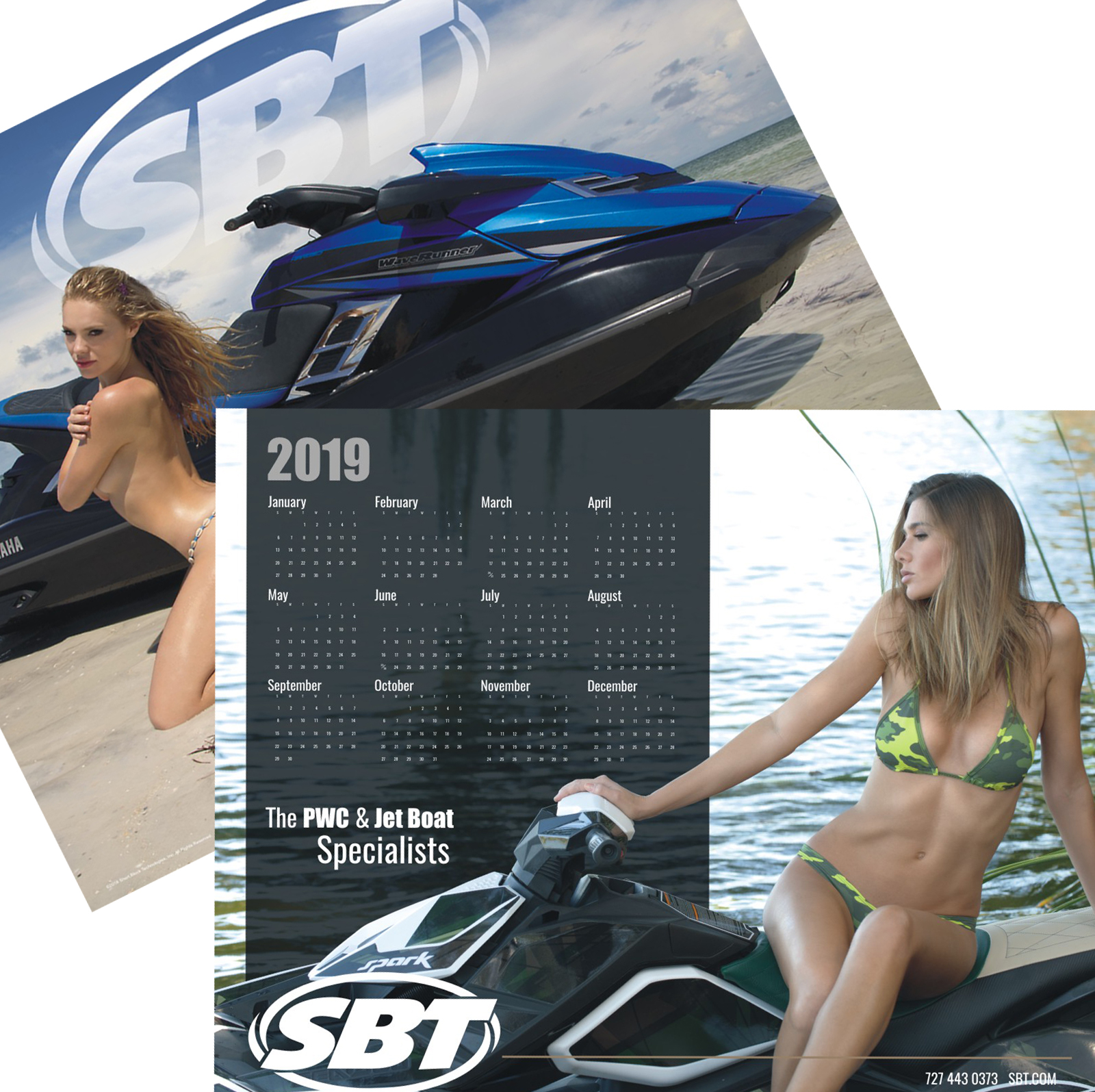 SBT. Inc. Announces 2019 Calendar With Kristy Garret & Maggi Mae The