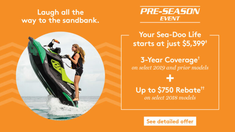 America’s Motor Sports Pre-Season Sea-Doo Sales Event