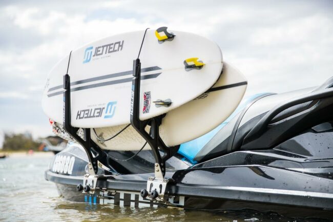 VIdeo: Jet Tech Board Racks for Your PWC - The Watercraft Journal  the  best resource for JetSki, WaveRunner, and SeaDoo enthusiasts and most  popular Personal WaterCraft site in the world!