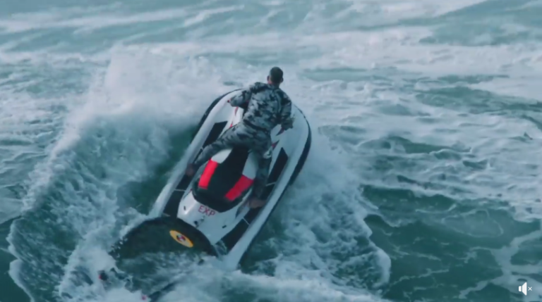 Video: Big Wave Champion Garrett McNamara Rides Yamahas Into Monster Waves