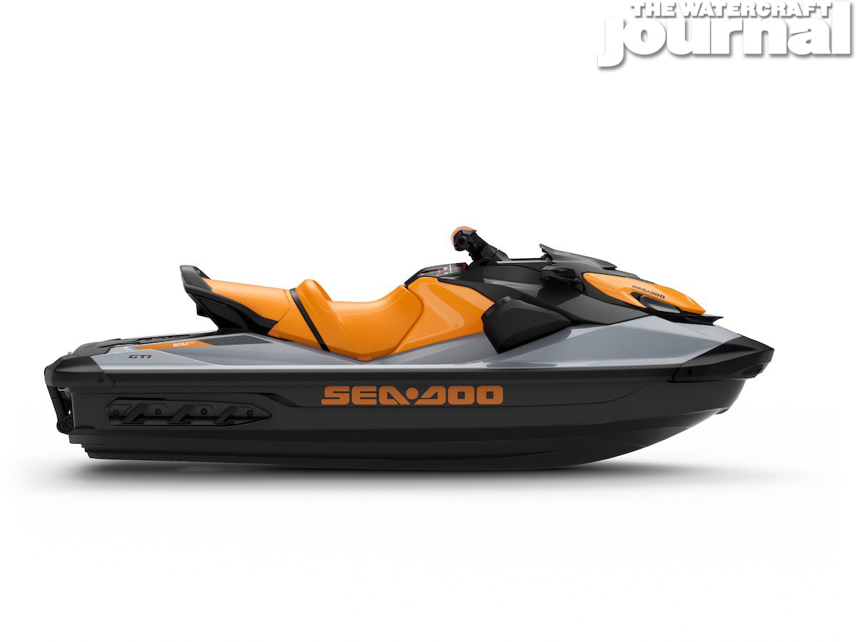 2020 Sea-Doo GTI SE 130 Orange Crush - Studio Profile