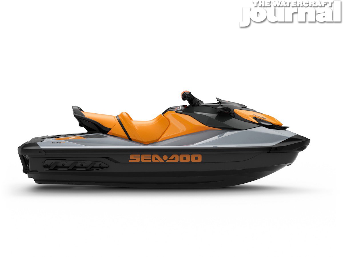 2020 Sea-Doo GTI SE 130 w-sound Orange Crush - Studio Profile