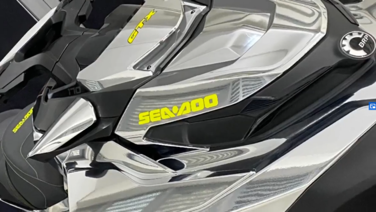 Video: Bcut’s Radical Custom Chrome Wrap on Sea-Doo