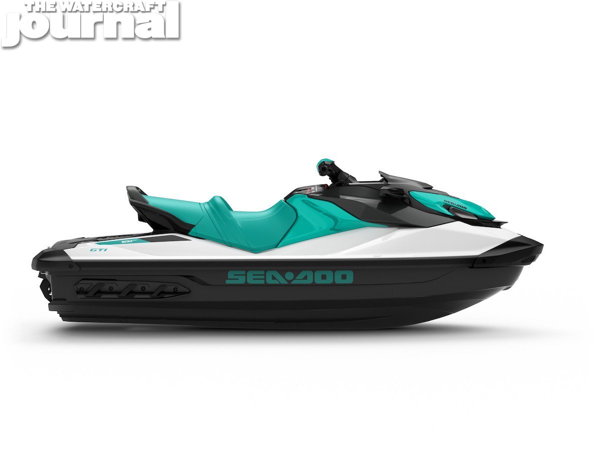 2022 Sea-Doo GTI 90 Reef Blue - Studio Profile