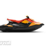 2022 Sea-Doo Spark 3up Studio_ profile orange