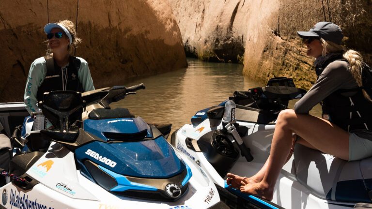 Video: Fishing with Bri on her Sea-Doo Fish Pro in Lake Powell