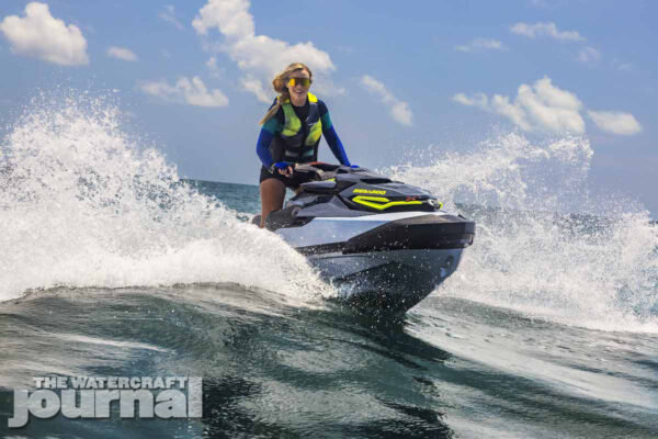 Gallery Introducing The 2024 Sea Doo Lineup The Watercraft Journal   2024 Sea Doo RXT X 325 Ice Metal Action 3 600x400 