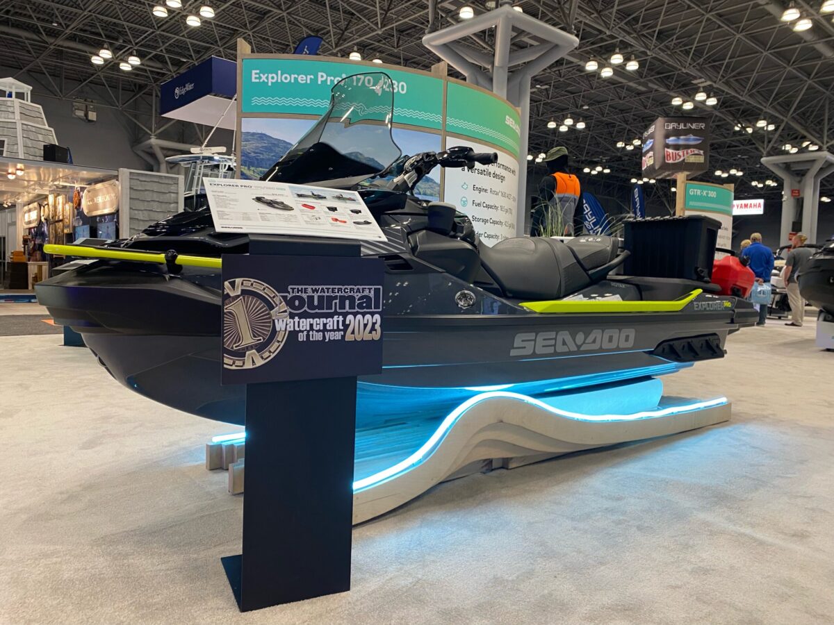 Sea-Doo Celebrates Watercraft of The Year Award at New York Boat Show ...