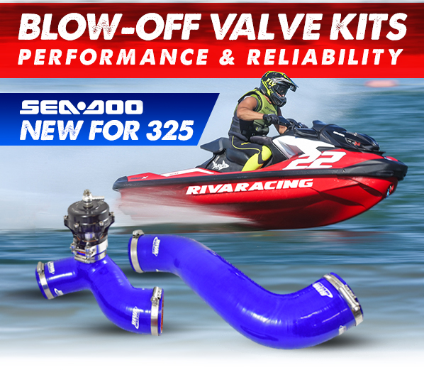 RIVA's New Sea-Doo 325 Intercooler Tubing Upgrade Kit w/ Tial 50mm Blow-off  Valve - The Watercraft Journal | the best resource for JetSki, WaveRunner,  and SeaDoo enthusiasts and most popular Personal WaterCraft