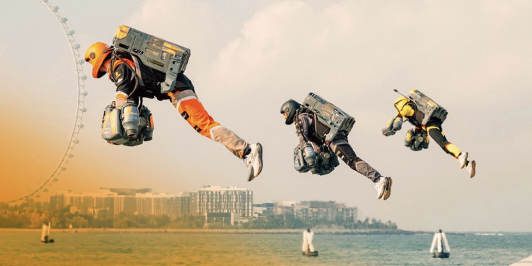 Video: The Thrilling Debut of Jet Suit Racing in Dubai